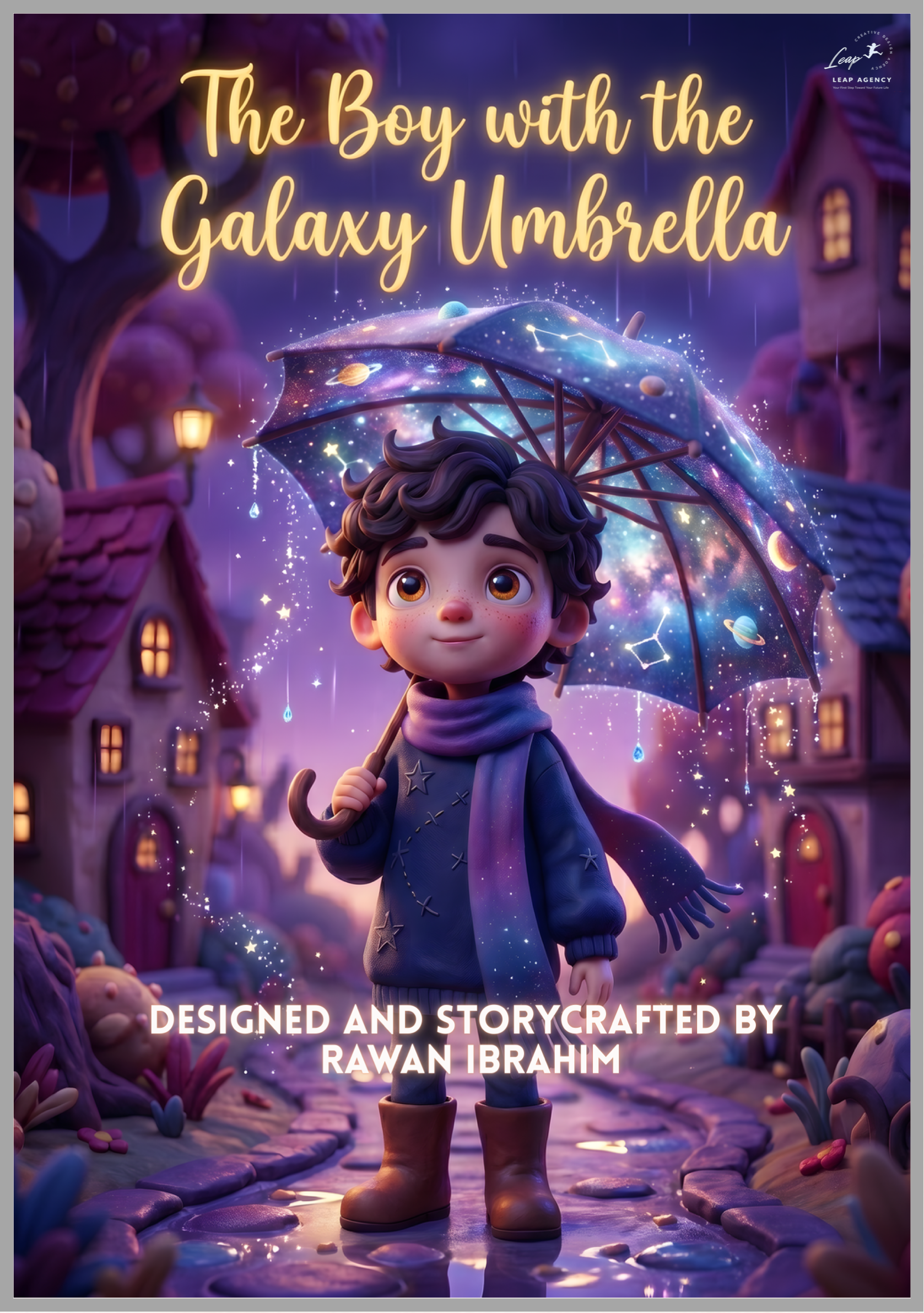 The Boy with the Galaxy Umbrella — book cover